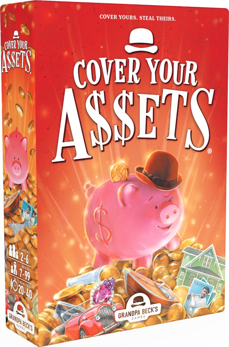 Cover Your Assets - Kaartspel - Engelstalig - Grandpa Becks Games